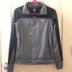 PINK Victoria’s Secret Half Zip Yoga Shirt